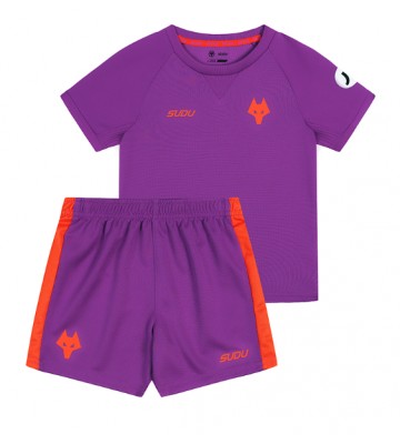 Wolves Replica Third Stadium Kit for Kids 2024-25 Short Sleeve (+ pants)